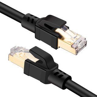 Cable Internet Ethernet blindado SFTP CAT 8 de 3m