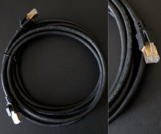Cable Internet Ethernet blindado SFTP CAT 8 de 3m