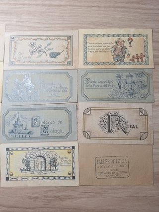 12 Cartillas Racionamiento Guerra Civil