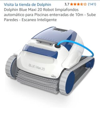 Robot Limpiafondos Dolphin Blue Maxi 20