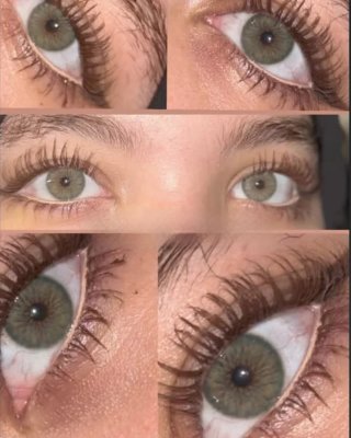 Lentillas de colores castaño