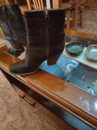 Botines Nine West Marrones Talla 38