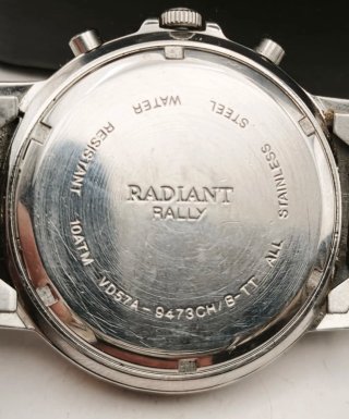 Reloj Radiant Rally Chronograph Acero Dorado