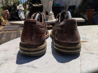 Sapatos Vintage Castanhos Tamanho 42