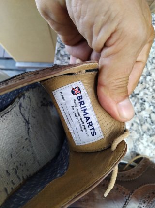 Sapatos Vintage Castanhos Tamanho 42
