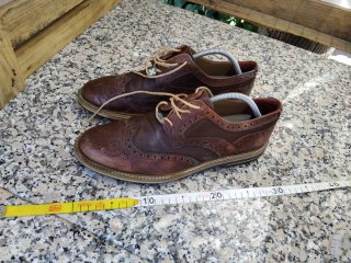 Sapatos Vintage Castanhos Tamanho 42