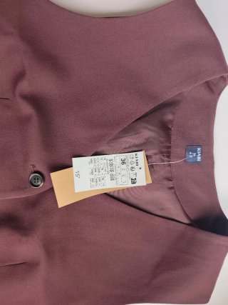 Chaleco Kiabi Granate Talla S/36