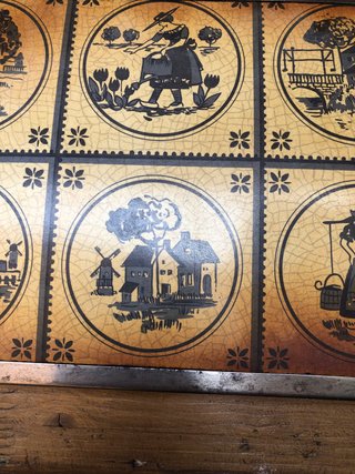 Scaldavivande anni 60 decorato