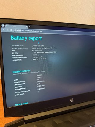 HP Pavilion 16 i7-10750H GTX 1650 Ti 16GB RAM