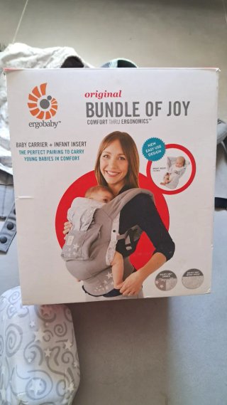 Mochila Portabebés Ergobaby Gris Estrellas