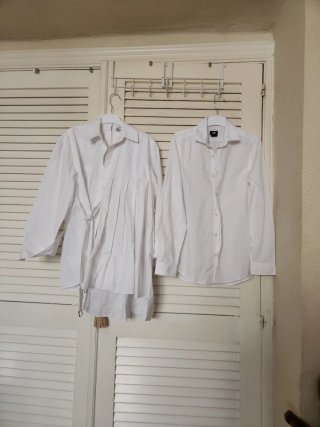 Lote 2 Camisas Blancas Talla S Zara y H&M