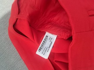 Pantalón Zara Rojo Talla XL