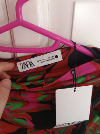 Vestido estampado Zara floral