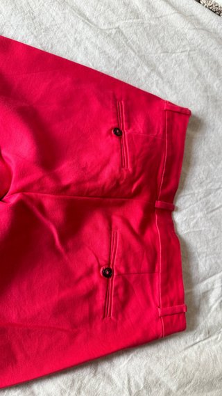 Pantalón Pirata Zara Talla 34 frambuesa