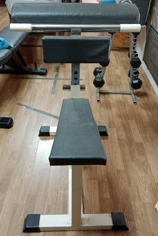 Banco Scott Profesional Bíceps Gimnasio