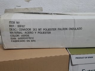 Carpa / Cenador 3x3m Verde y Blanco