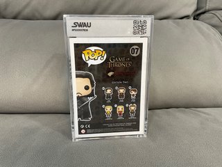 Jon Snow #07 firmado Kit Harington - Beckett Witne