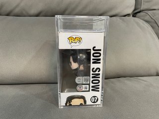 Jon Snow #07 firmado Kit Harington - Beckett Witne