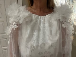 Alas de novia blancas 2 metros a estrenar