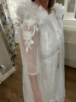 Alas de novia blancas 2 metros a estrenar