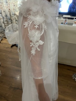 Alas de novia blancas 2 metros a estrenar