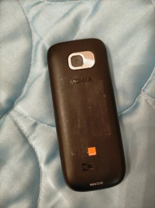 Telefono Mobile Nokia C2 Nero e Argento