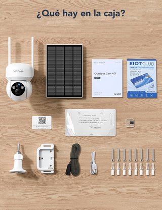 Telecamera Esterno Solare GNCC 4G LTE 2K