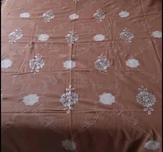 Elegante copriletto matrimoniale in lino
