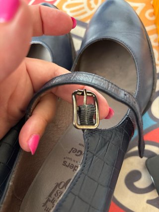 Zapatos Wonders Tacon Azul Marino