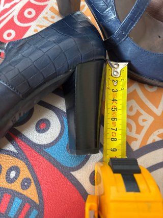 Zapatos Wonders Tacon Azul Marino