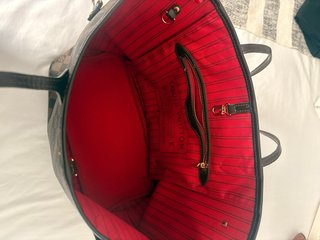 Bolso Louis Vuitton Marrón/Rojo Muy Buen Estado