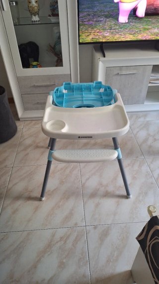 Trona Kikkaboo azul y blanca