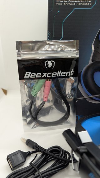Cuffie Gaming Beexcellent GM-6 LED Blu - NUOVE