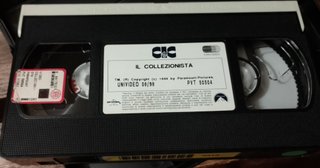VHS "IL COLLEZIONISTA" EX NOLO
