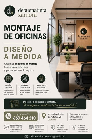 MONTAJE DE OFICINAS