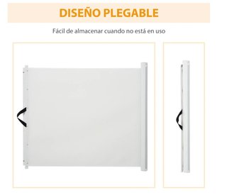 Barrera de seguridad PawHut. Mascotas o bebés-
