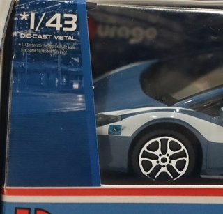 Bburago Lamborghini Huracan Polizia 1:43