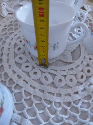 Juego 6 Tazas Arcopal Flores Vintage