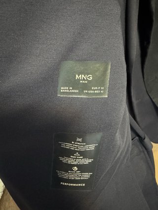 Americana técnica azul Talla M