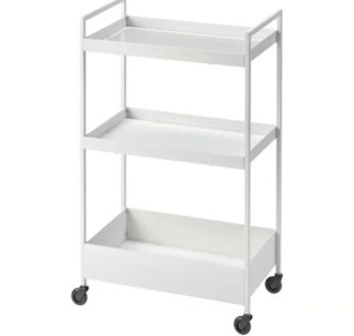 Carrito Organizador 3 Niveles Blanco