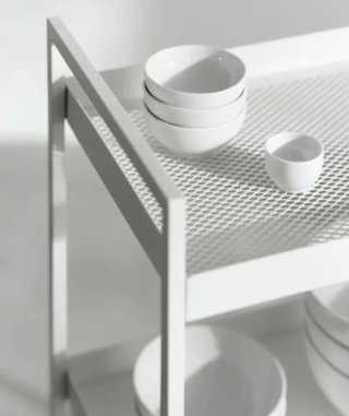 Carrito Organizador 3 Niveles Blanco