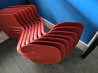 Creative Kids Z Flexi Desk Silla Roja