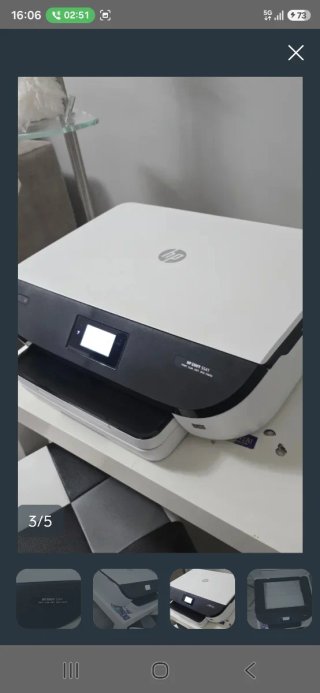 Impresora HP Blanca y Negra
