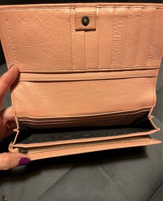 Portafoglio Balenciaga rosa antico