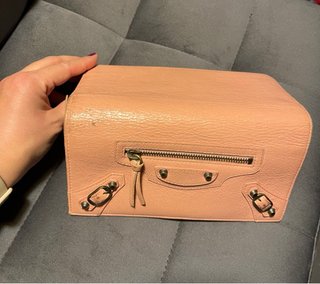 Portafoglio Balenciaga rosa antico