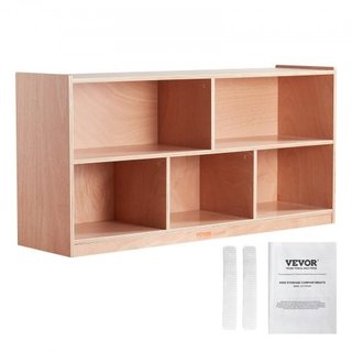 Cubby Mobile Tray Storage Cabinet, 5-Compartment Cubby