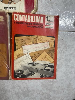 Lote 7 libros escolares antiguos EGB, BUP y FP