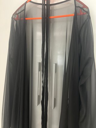 Kimono de playa negro talla única