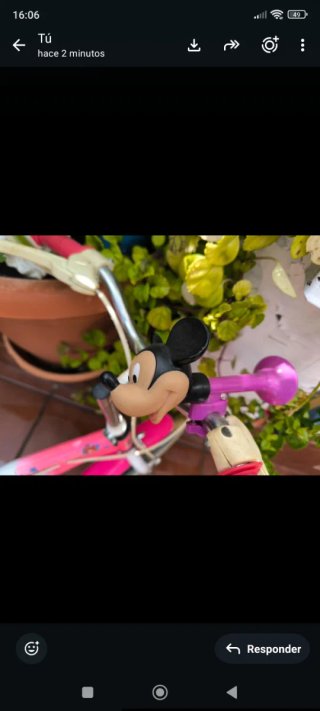 Bicicleta Disney Vintage Años 2000