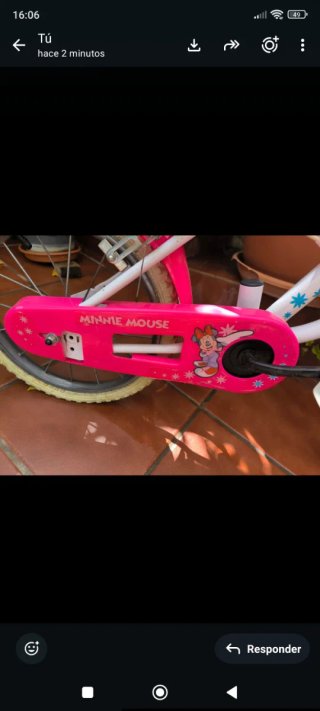 Bicicleta Disney Vintage Años 2000